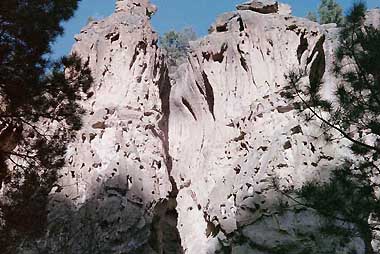   Bandolier National Monument - Main canyon walls  